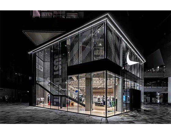 西安萬象天地耐克店裝飾工程